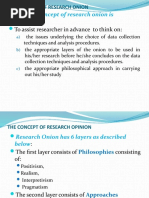 Research Onion and Philosophy - Modified