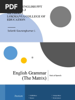 Subject: English PPT Semester-3 Method 2 Lokmanya College of Education