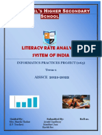 Literacy Rate Analysis Project File