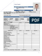 Application Form For Seafarers - General Template