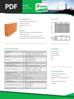 6-FMXH-100B Shoto High Temperature Batteries