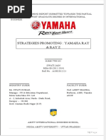 Internship Report of Yamaha