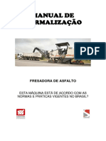 Manual Fresadora de Asfalto R1