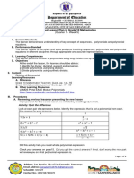 Department of Education: Detailed Lesson Plan in Grade 10 Mathematics