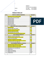 American Group Price List 01-09-2021