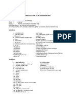 Minutes of The TCCDC Regular Meeting