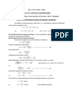 Application of Partition Fuction (C)