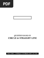 Question Bank Straght Line Circle