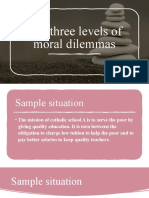 The Three Levels of Moral Dilemmas