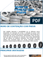 Muro de Contenção Com Pneus