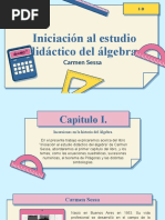 Iniciación Al Estudio Didáctico Del Álgebra