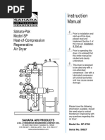 SP-3700 - Air Dryer Instruction Manual