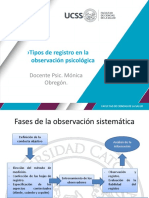 Sesión 4 Tipos de Registro en La Observación Psicológica.