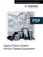 Sigma II Servo System Product Catalog Supplement 2009