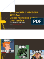 Astronomía Y Geodesia Satelital Global Positioning System - GPS-Sesión 8