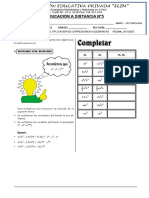 Multiplicación de Expresiones Algebraicas para Tercero de Secundaria