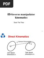 05-Inverse Manipulator Kinematics: Doan The Thao