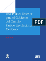 Una Politica Exterior para El Gobierno Del Cambio-1