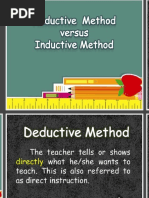 Inductive Vs Deductive Method