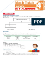 Alquenos y Alquinos para Cuarto Grado de Secundaria