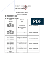 University of Nueva Caceres College of Nursing: Theoretical Foundations in Nursing 1 Semester SY 2021-2022