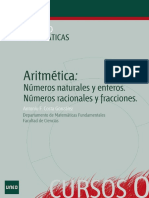 Tema 3 Aritmetica Numeros Naturales y Enteros - Racionales y Fracciones ADE