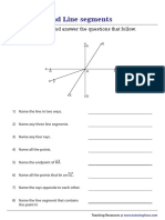 Lines, Rays and Line Segments: Observe The Figure and Answer The Questions That Follow