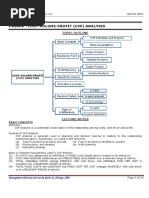 MAS - CVP Analysis