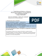 Guía de Actividades y Rúbrica de Evaluación - Unidad 1 - Fase 2 - Bioquímica de Las Macromoléculas