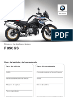 Manual de Instrucciones F 850GS