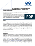 SPE-198601-MS Management of Sustained Casing Pressure in Offshore Gas Wells by A Novel Casing-Surface Design That Suppress Gas Migration at The Casing-Cement Interface