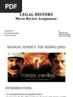 Legal History: Movie Review Assignment