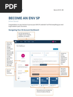 Become An Env SP: Navigating Your ISI Account Dashboard