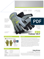 Ficha Técnica Guantes Hexarmor SR-X 8180