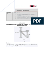 Actividad N°14 Velocidad Relativa