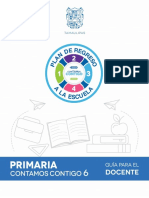 Guía para El Docente - Contamos Contigo - Sexto Grado