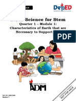 Earthscienceforstem q1 Mod1 Characteristicsofearththatisnecessarytosupportlife v2