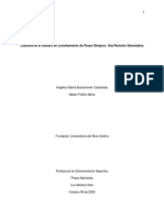 ENSAYO - Lesiones en El Hombro en Levantamiento de Pesas Olímpico