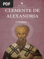 O Pedagogo (Translated) by Clemente de Alexandria (De Alexandria, Clemente)