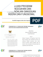 Evaluasi Program Gangguan Indera