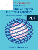 The Politics of English As A World Language New Horizons in Postcolonial Cultural Studies (Cross Cultures 65) (Cross Cultures) by Christian Mair (Editor) (Z-Lib - Org) - 2