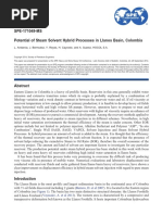 SPE-171049-MS Potential of Steam Solvent Hybrid Processes in Llanos Basin, Colombia