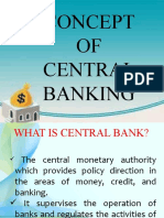 Concept of Central Banking