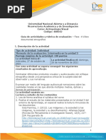 Guía de Actividades y Rúbrica de Evaluación - Unidad 3 - Fase 4 - Vídeo Documental Etnográfico