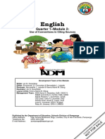 English: Quarter 1 - Module 2