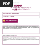 Modu LE4: NAME:Macky Mandalunes SECTION: Uranium