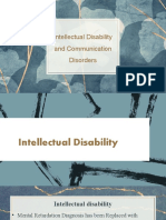 Intellectual Disability and Communication Disorders