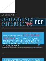 A Case Report: Osteogenesis Imperfecta