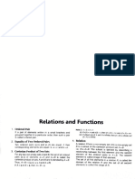 Relations and Functions