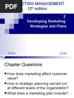 12 Edition: 2 Developing Marketing Strategies and Plans